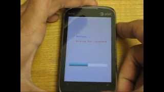 How to erase  reset HTC Tilt 2 personal data and phone settings Alternative Method [upl. by Nessy]