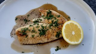 Snapper w Brown Butter Super Quick and Easy [upl. by Leihcar592]