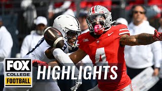 No 7 Penn State Nittany Lions vs No 3 Ohio State Buckeyes Highlights  CFB on FOX [upl. by Cone]