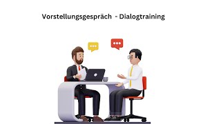 Praxisnahes Deutschlernen Vorstellungsgespräch simuliert  Dialog [upl. by Iliam]