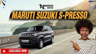 Maruti SPresso New Model 2024 सिर्फ़ ₹5 लाख Maruti S Presso Review Hindi [upl. by Sirahc]