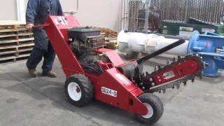 Barreto 1624D Walk Behind Trencher Ditcher Digger 16 hp Briggs amp Stratton ditch [upl. by Whallon]