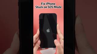 How to fix iPhone stuck on SOS mode iphoneproblems smartphone [upl. by Lanuk]