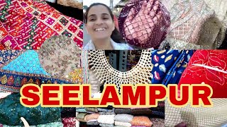 👆 सीलमपुर मे आ गया बढ़िया फैब्रिक  SEELAMPUR CHEAPEST MARKET IN DELHI  explore vlog video [upl. by Annekam]