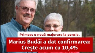 Primesc o nouă majorare la pensie Marius Budăi a dat confirmarea Crește acum cu 104 [upl. by Malynda677]