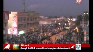 ENGOUEMENT A LUBUMBASHI RDC JOSEPH KABILA SUR PLACE POUR SA CAMPAGNE 1 [upl. by Janel895]