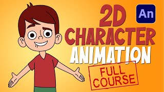 Learn Adobe Animate Beginner to Advance Course  Learn 2D Character Animation  Learn VFX Animation [upl. by Hefter]