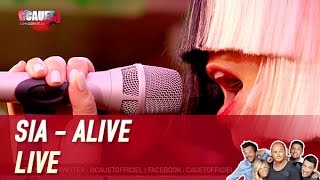 Sia  Alive  Live  C’Cauet sur NRJ [upl. by Wileen73]