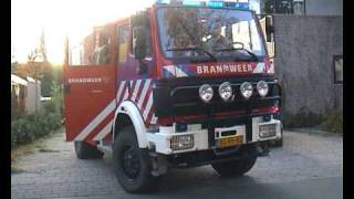 161009 Uitruk brandweer Lunteren [upl. by Annoel449]