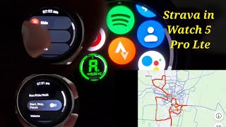 GALAXY WATCH 5 PRO LTE 👍 using STRAVA 1 month of use Strava watch5pro samsung [upl. by Sue]