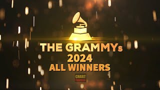 Grammys 2024  ALL WINNERS  The 66th Annual Grammy Awards 2024  February 04 2024  ChartExpress [upl. by Nohtanoj154]