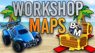 HOW TO Rocket League Workshop Maps on Epic Games and Steam [upl. by Murrah]