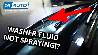 Windshield Sprayer Makes Noise but Nothing Comes Out How to Diagnose Washer Fluid Not Spraying [upl. by Tingley]