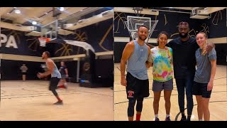 Steph Curry Jaylen Brown and Paige Bueckers Staying Locked In And Focus During Workout [upl. by Romilly]