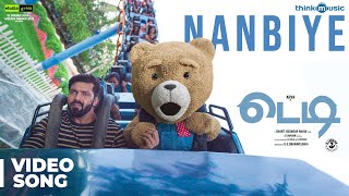 Teddy 🧸  Nanbiye Video Song  Arya Sayyeshaa  D Imman  Shakti Soundar Rajan [upl. by Narhet]