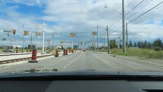 Hurontario Line 10 LRT Construction Between Derry Rd and Prologis Blvd [upl. by Lotte102]