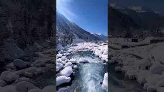 Best snow fall shortsvideo sonmargkashmir winter views [upl. by Borgeson]