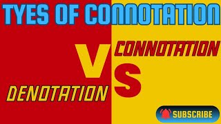 Denotation VS Connotationtypes of Connotationnegative and positive ConnotationEnglish grammar [upl. by Beacham]