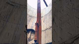 The construction process of caisson with extended arm excavator [upl. by Aynek]