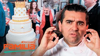 Sofisticado pastel inglés para el bebé real  Cake Boss  Discovery Familia [upl. by Atterehs538]