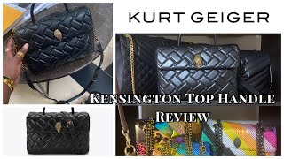 Kurt Geiger Top Handle Review WIMB  It’s Giving Affordable Coco Handle Dupe  TheCompletedLook [upl. by Neff]