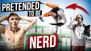 Elite Gymnast Pretended to be a Nerd PRANK [upl. by Jain]