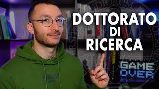 Dottorato di ricerca PhD  cosè e come entrare [upl. by Semreh]