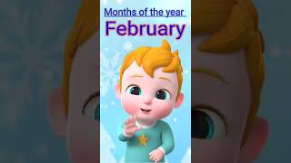 January February MarchMonths of the Year Nursery rhymes [upl. by Happy]