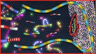 WORLDS LARGEST SLITHERIO TRAP  Slitherio Gameplay Playing With Slitherio Mods [upl. by Neeluj855]