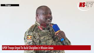 UPDF Troops Urged To Uphold Discipline In Mission Areas [upl. by Narbig]