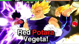 Red Potara Vegeta Why Does He Use THIS Many Ki Blasts Budokai Tenkaichi 3 [upl. by Adnwahs]