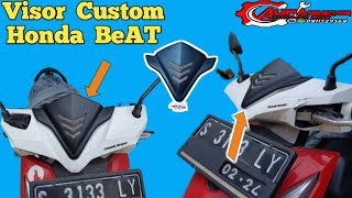 Windshield Atau Visor Custom Honda BeAT Aksesoris Honda Beat [upl. by Inhoj]