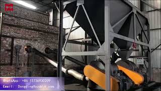 Large Viscosity Material Drying Machine Sludge Coal Slag Slime Rotary Drum Dryer [upl. by Enilram]