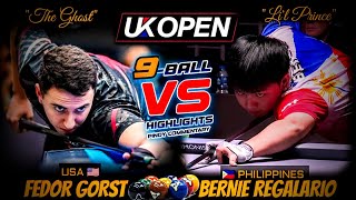 BERNIE REGALARIO VS FEDOR GORST 9BALL OPEN 2024  HIGHLIGHTS  PINOY COMMENTARY [upl. by Findley]