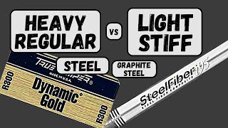 AeroTech SteelFiber i95 Stiff vs Dynamic Gold R300 Regular [upl. by Notserc]