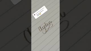 Does anyone want me to write their name 😀 cursive handlettering calligraphy handwriting art [upl. by Aleina159]