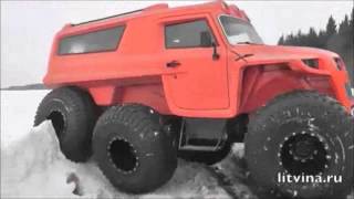 Russia 6X6 OffRoad Monster Snow [upl. by Kudva]