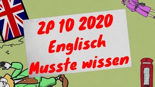 ZP 10 2020 Englisch  Das musst du wissen NRW HSA amp MSA [upl. by Nevets929]