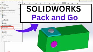 SOLIDWORKS Pro Tip Pack and Go SOLIDWORKS feature [upl. by Wendalyn]