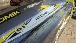 UNBOXING RC  THE NEW ATOMIK ARC 58″ RTR ELECTRIC BOAT [upl. by Frost]