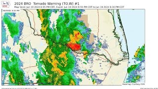 EAS 7 TORNADO WARNING 19062024 [upl. by Giustino]