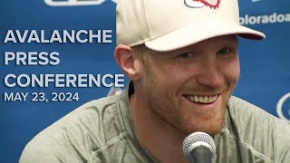 Watch the Colorado Avalanches press conference  May 23 2024 [upl. by Azal]