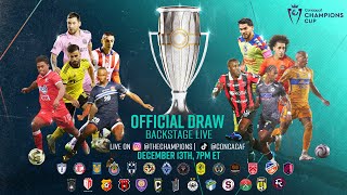 2024 Concacaf Champions Cup  Official Draw [upl. by Kevina570]