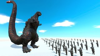 Godzilla Evolution VS Police  Human Defense Against Godzilla [upl. by Nevai]