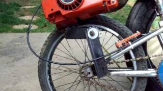 Chainsaw Bike with Expansion Chamber [upl. by Illek]