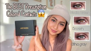 The BEST Prescription Colored Contact Lenses  REVIEW Super Afordable [upl. by Panta]