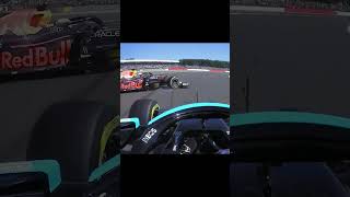 When Lewis Hamilton famously used his left front wheel on Max Verstappen [upl. by Odlavso759]