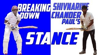 chanderpaul Batting Stance Breakdown  Nothing But Cricket [upl. by Sarazen]