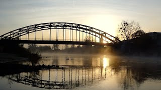 Kajak  paddeln auf der Weser von Rinteln nach Minden im Nebel [upl. by Priscilla736]