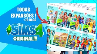 Como ter todas as expansões no The Sims 4 original GRATUITO STEAM Com acesso à Galeria [upl. by Adnulahs]